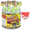 Sucettes Space chupi Emoticones par 150