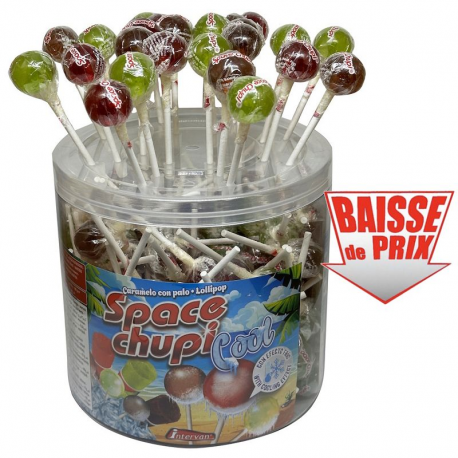 Sucettes space chupi cool par 150