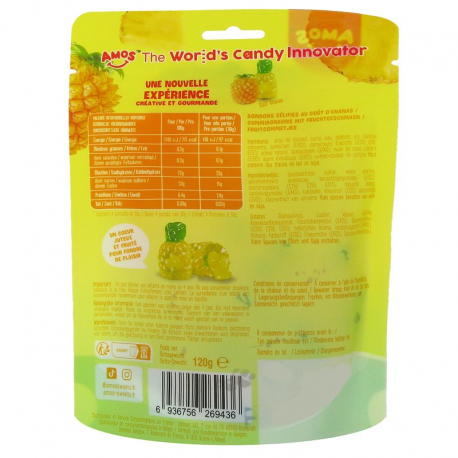 Sachets Fruits 4D Ananas Amos 120g