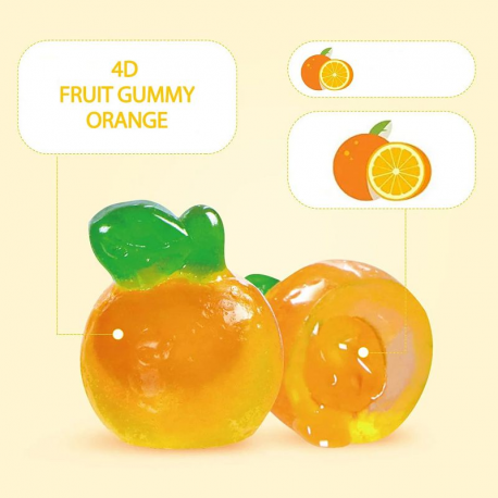 Sachets Fruits 4D Orange Amos 120g