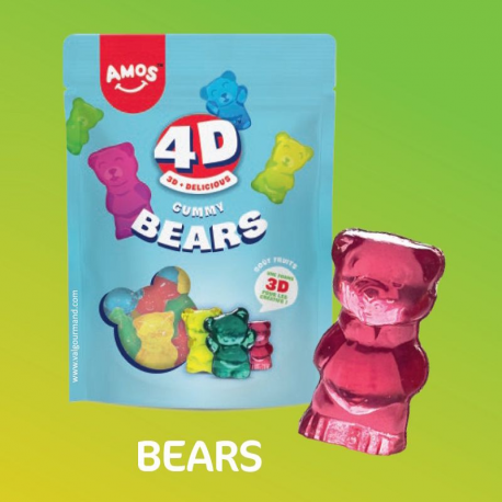 Sachets Kids 4D Bears Amos 120g