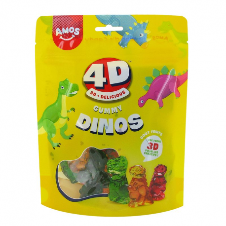 Sachets Kids 4D Dinos Amos 140g