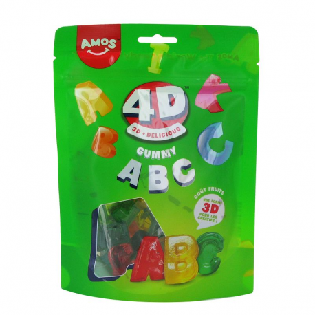 Sachets Kids 4D Lettres Amos 120g
