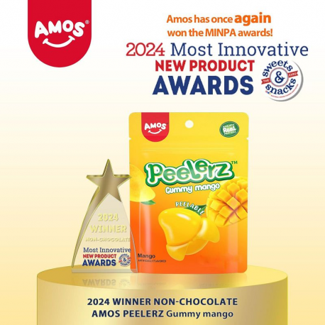Sachets Peelerz Mangue Amos 120g - bonbons à peler
