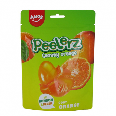 Sachets Peelerz Orange Amos 120g - bonbons à peler