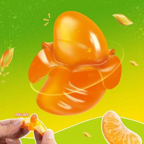 Sachets Peelerz Orange Amos 120g - bonbons à peler