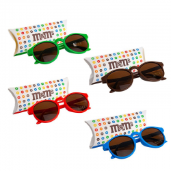 Lunettes de soleil 6 couleurs M&M's
