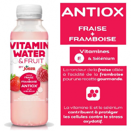 ~Vitamin Water & Fruit Fraise Framboise PET 50cl