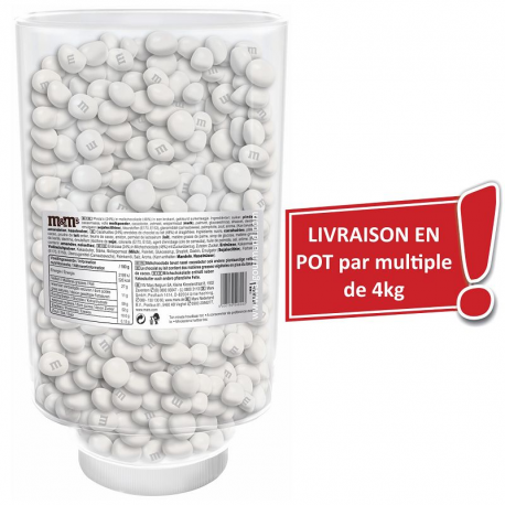 M&M's Peanut Blanc (White) Kg