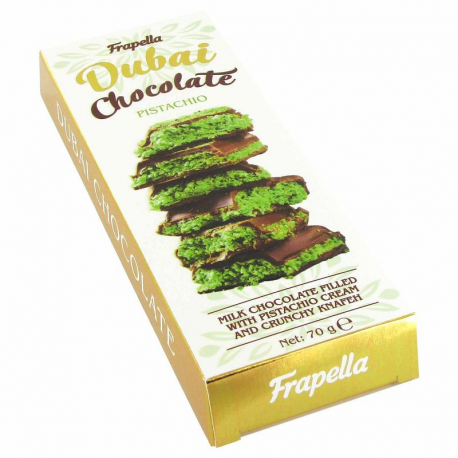 Chocolats de Dubaï tablette 70g Frapella