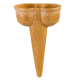 Cornets à glace moulés doubles St Tropez par 280
