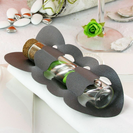 Etuis cartonnes gris nacré - 20 pièces