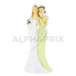 Statuette couple de Femmes GM H. 22cm