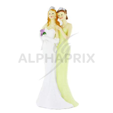 Statuette couple de Femmes GM H. 22cm