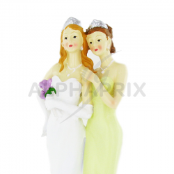 Statuette couple de Femmes GM H. 22cm