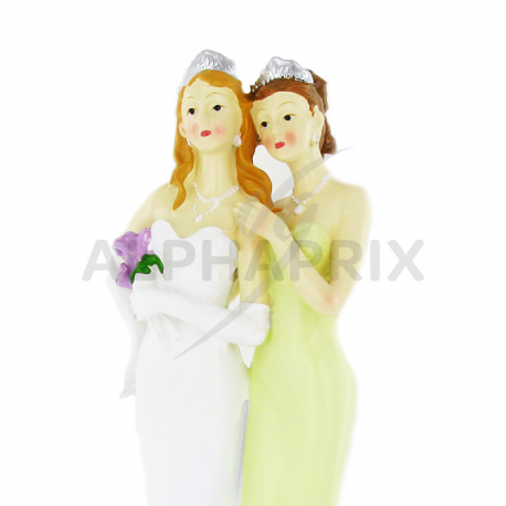 Statuette couple de Femmes GM H. 22cm