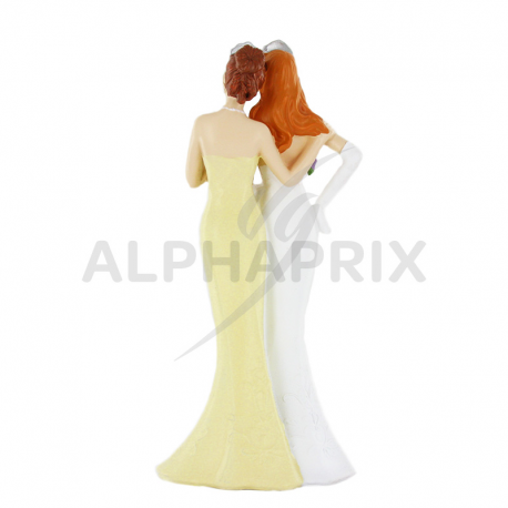 Statuette couple de Femmes GM H. 22cm