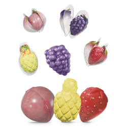 Juicy gummy fruits 3D Johny Bee tubo de 60