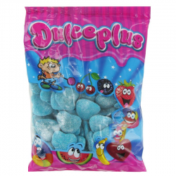 Coeurs bleus acides vrac Dulceplus