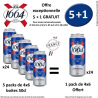 Lot 1664 blonde 4x6 boîte 50cl - 5 packs +1 offert