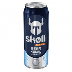 Lot Skoll vodka agrum' 50cl - 4 packs +1 offert