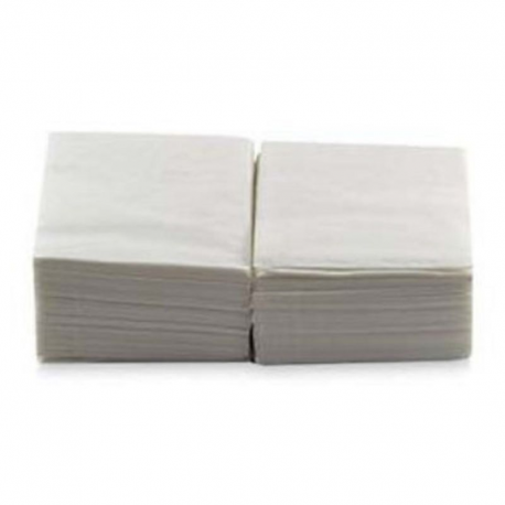 Serviettes blanches 30x30cm 1 Pli