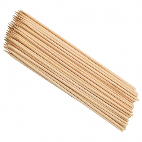 Brochettes bois 20cm par 150
