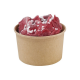 Pots à glace et dessert kraft brun PM 90ml par 50