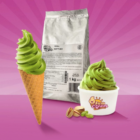 Préparation pour Glace à l'italienne parfum pistache 1kg