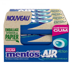 Mentos Gum Air Action menthol eucalyptus 2 x 8 dragées