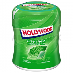 Bottle 62 dragées green fresh s/sucres Hollywood