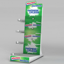 Display de comptoir réglable Mentos & Hollywood