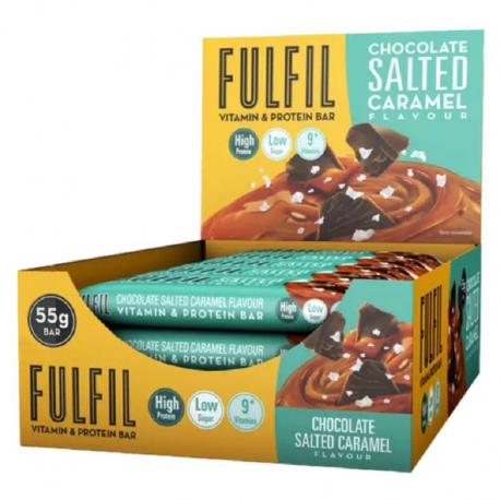 Fulfil chocolat et caramel salé 40g (vitamines et protéines)