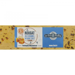 Barre de nougat tendre au beurre sale 100g