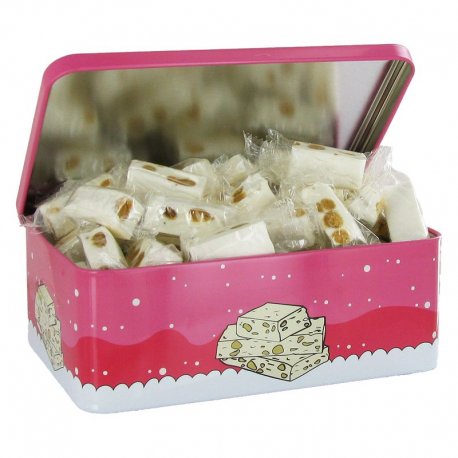 Boîte métal ma boîte à nougats 400g
