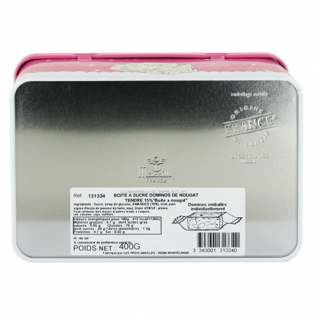 Boîte métal ma boîte à nougats 400g