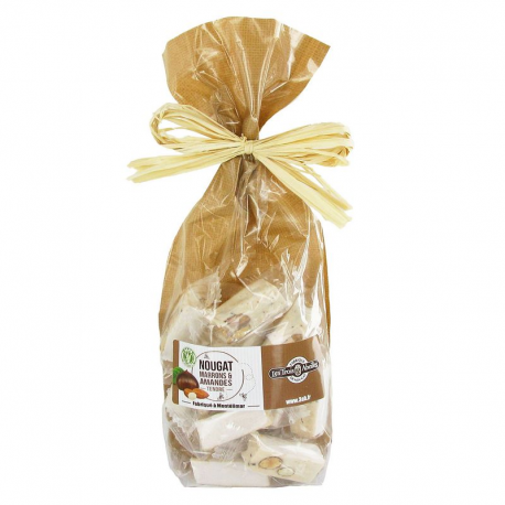 Nougats tendres aux marrons & amandes 150g