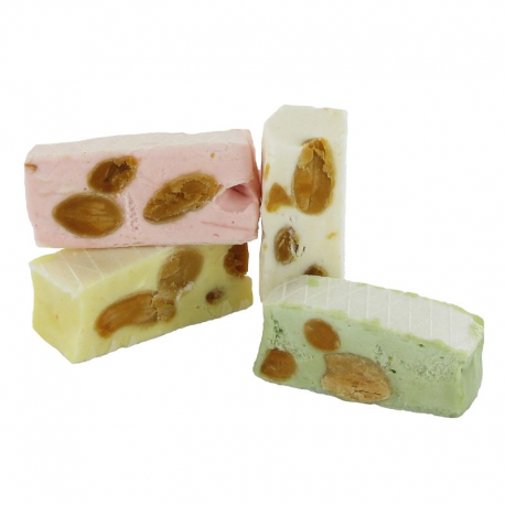 Nougats tendres couleur 15% amande 300g