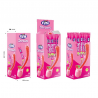 Shooter pailles fraise acidulées x 50 (boîte carton)