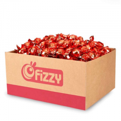 Papillotes rouges chocolat au lait fourrées praliné céréales vrac kg