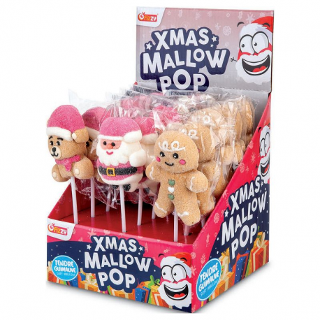 Sucettes Xmas Mallow pop
