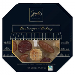 Boîte Chocolat boulanger assortis pralines 195g