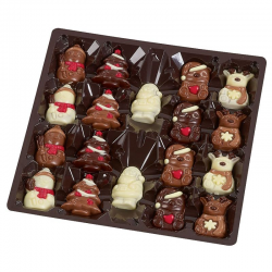 Figurines de Noël praliné kg Hamlet