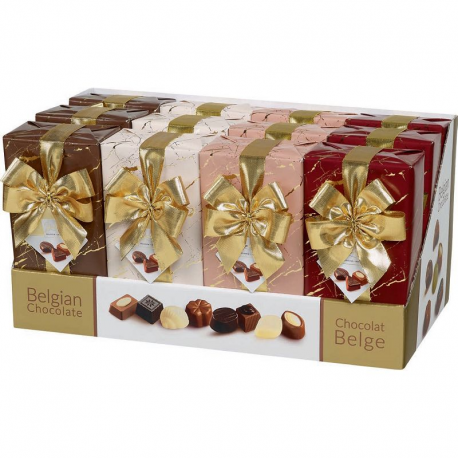 Présentoir 12 ballotins 200g ruban Confiseur Line Hamlet