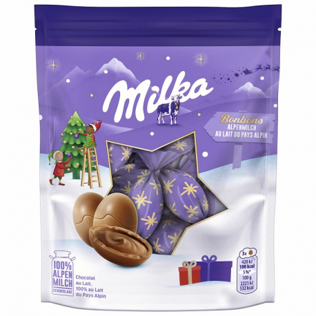 Milka bonbons Pâques lait alpin 86g