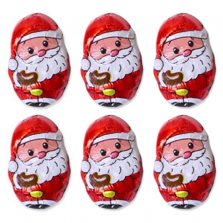 Minis Pères Noël chocolat au lait 5g Rohan - carton de 500