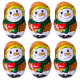 Minis Bonhommes de neige chocolat au lait 5g Rohan - carton de 500