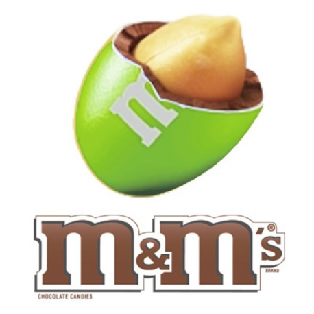 M&M's Peanut Vert (Electric Green) kg
