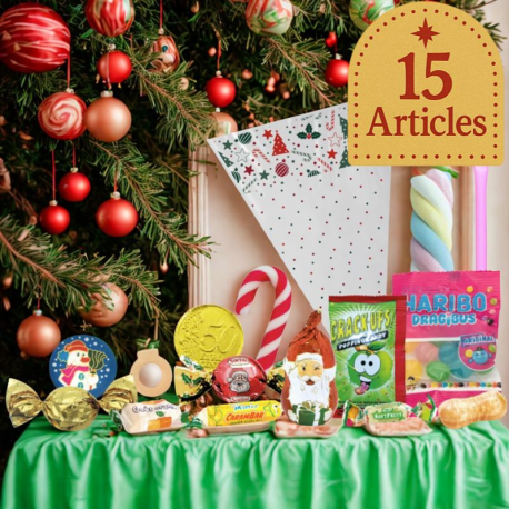 Sachet bonhomme de neige - 15 confiseries