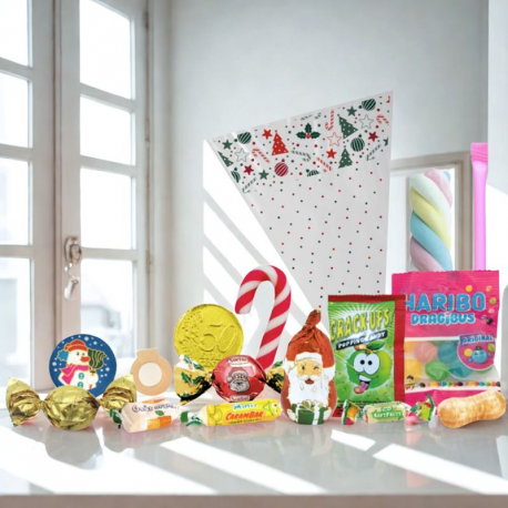 Sachet bonhomme de neige - 15 confiseries
